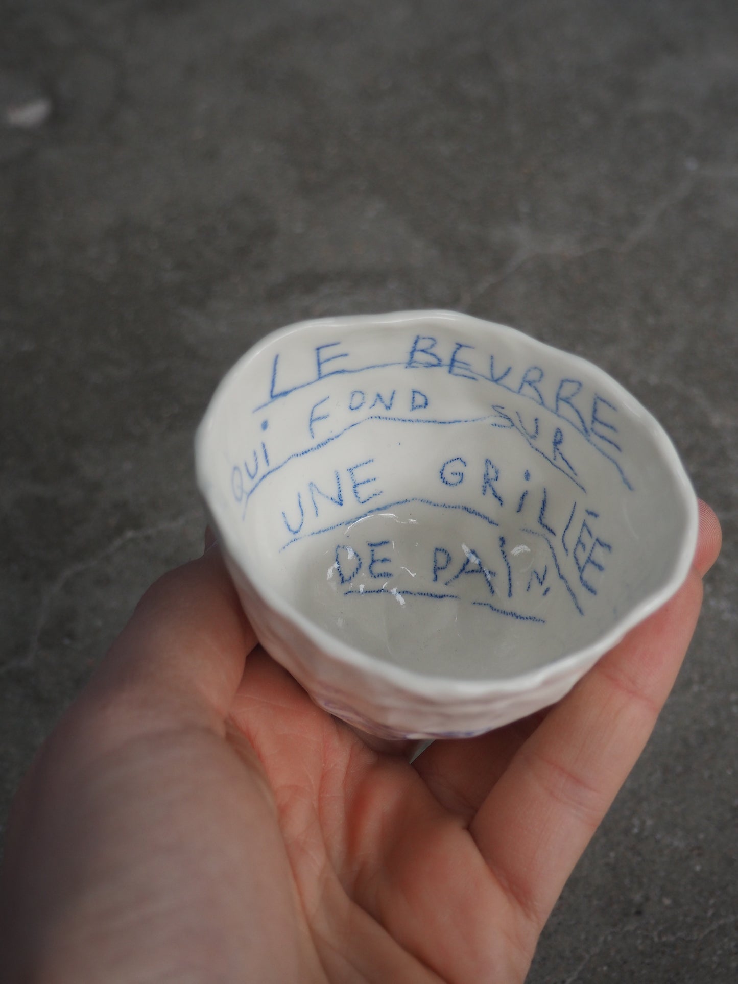 little cup LA MAISON ARLOT CHENG (le beurre qui fond sur une grillée de pain)