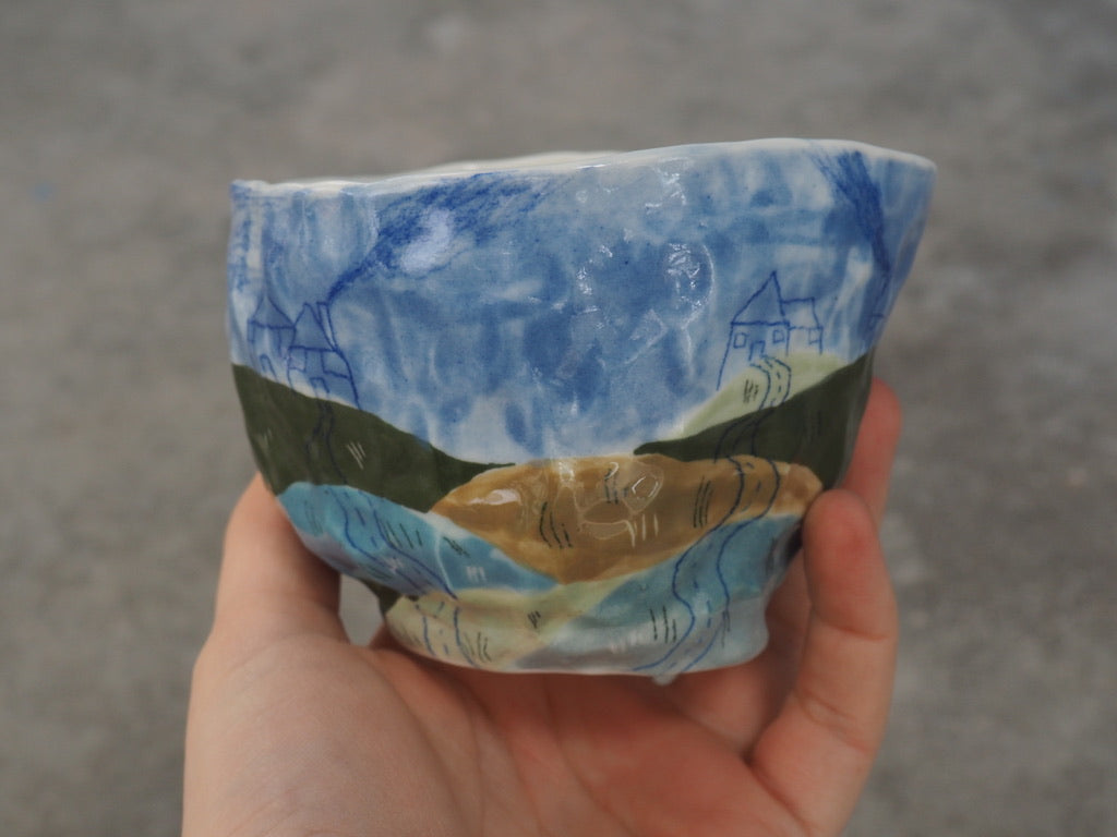 countryside porcelain