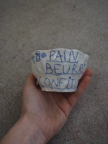 bol LA MAISON ARLOT CHENG (pain, beurre, confiture)