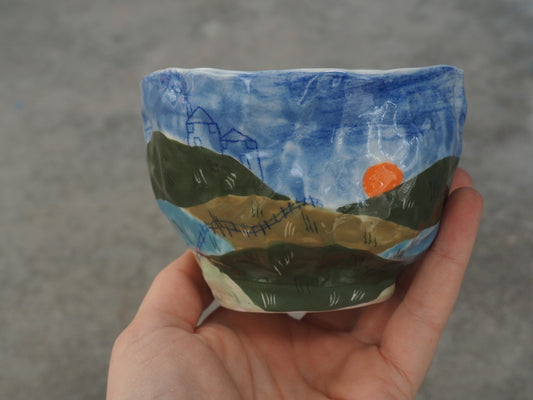 countryside porcelain