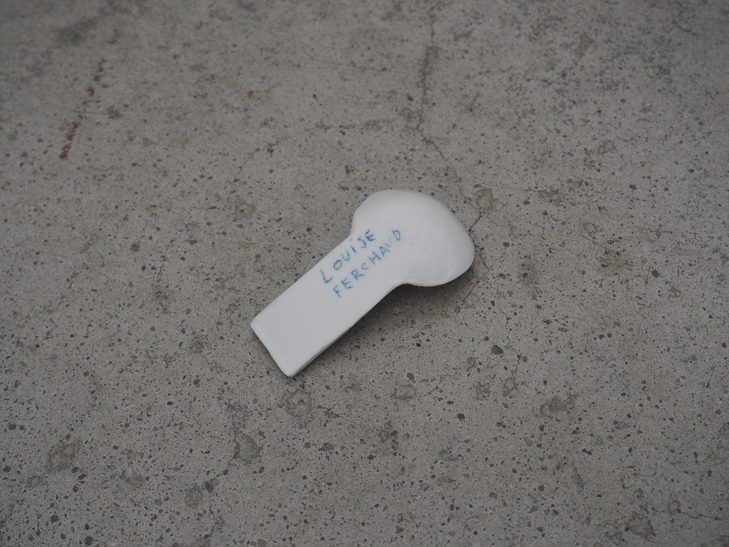 little porcelain spoon